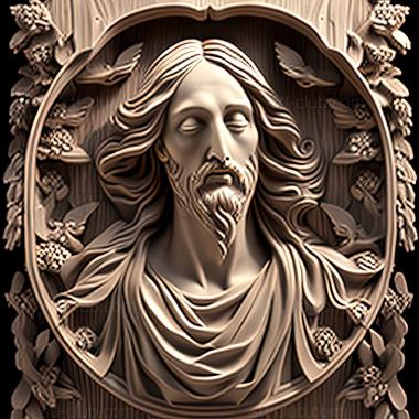 3D model st jesus (STL)